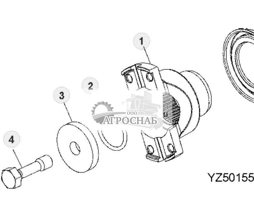 TRANSMISSION 7C YOKE GROUP (9620) 